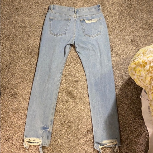 Brandy Melville Distressed Boyfriend Jean Size S - Picture 9 of 9